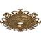 Ekena Millwork Orleans Ceiling Medallion (Fits Canopies up to 8 1/4"), 38 3/8"OD x 6 5/8"ID x 2 7/8"P, Pale Gold CM38OLPAS - alternate 3